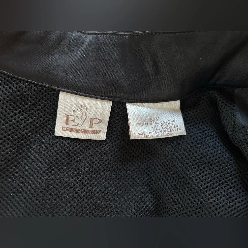 EP Pro Poppy‎ Hills Golf Vest  Women's Size Small Black with Pink Accents